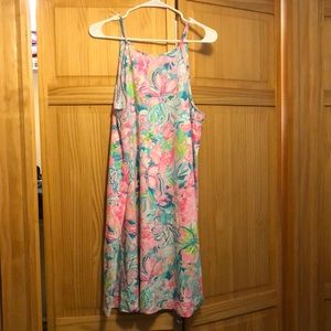 Lilly Pulitzer Margo Hot On The Scene Pima Cotton Jersey Swing Tank Dress